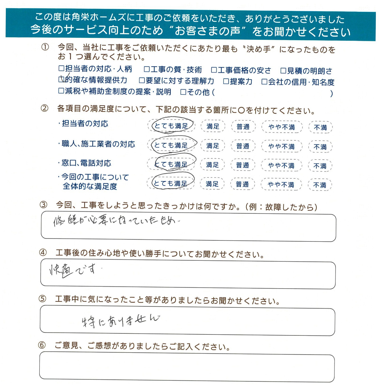 千葉県千葉市（ビルトインコンロ交換）のお客さまの声