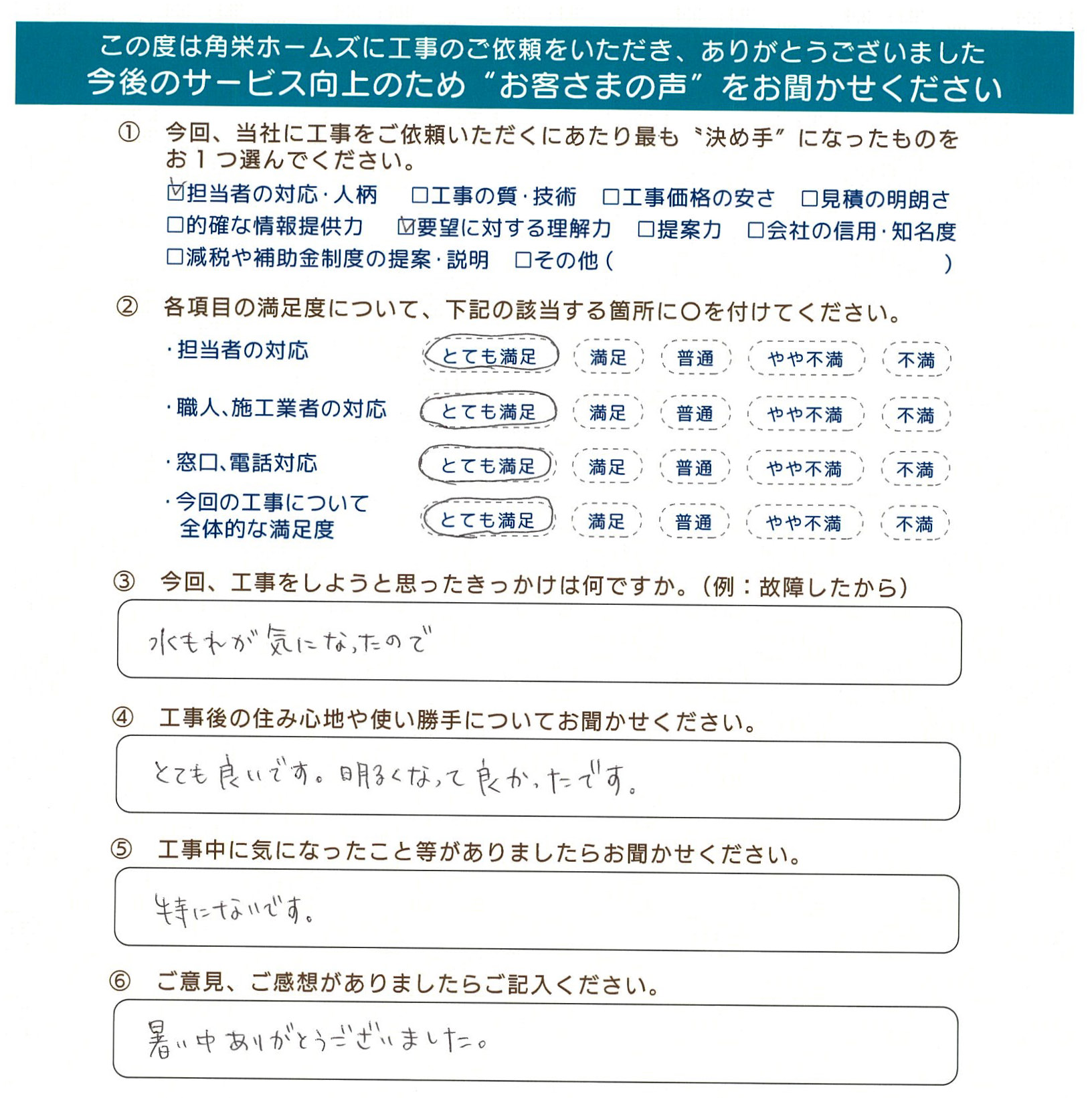 千葉県市原市（浴室リフォーム）のお客さまの声